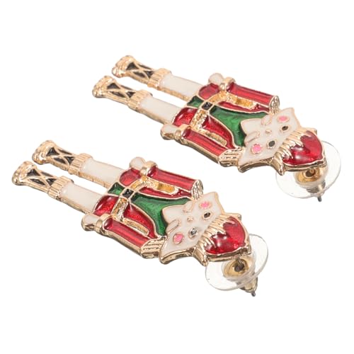 Healvian 1 Paar Nussknacker-ohrringe Für Frauen Nussknacker Ohrring Geburtstag Groß Weihnachten Ohrringe Schmuck Weihnachtsferien Ohrringe Weihnachtsgeschenk Weihnachtsdeko Ohrhänger Metall Healvian 1 Paar Nussknacker-ohrringe Für Frauen Nussknacker Ohrring Geburtstag Groß Weihnachten Ohrringe Schmuck Weihnachtsferien Ohrringe Weihnachtsgeschenk Weihnachtsdeko Ohrhänger Metall von Healvian