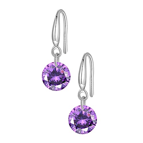 Healvian 1 Paar Ohrhänger mit Zirkonia Einfaches Design für Damen für Partys Alltagskleidung Besondere Anlässe Healvian 1 Paar Ohrhänger mit Zirkonia Einfaches Design für Damen für Partys Alltagskleidung Besondere Anlässe von Healvian
