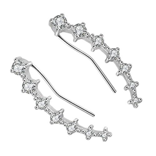 Healvian 1 Paar Ohrringe für Frauen Funkelnde Ohrstecker Ohr Stilvolles Accessoire für Partys Healvian 1 Paar Ohrringe für Frauen Funkelnde Ohrstecker Ohr Stilvolles Accessoire für Partys von Healvian