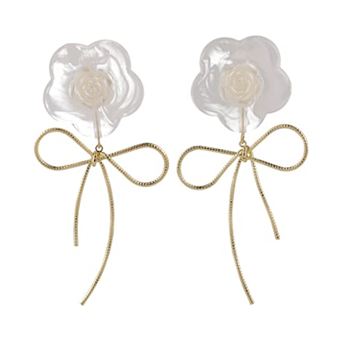 Healvian 1 Paar Ohrstecker für Damen Weiße Blüten Ohrringe Legierung Leicht Komfortabel Perfekter Schmuck für zu Geburtstagen oder Feiertagen Healvian 1 Paar Ohrstecker für Damen Weiße Blüten Ohrringe Legierung Leicht Komfortabel Perfekter Schmuck für zu Geburtstagen oder Feiertagen von Healvian