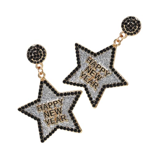 Healvian 1 Paar Pentagramm-ohrringe Gold Fallen Ohrhänger Für Damen Baumeln Schmuck Modeohrringe Für Frauen Sternohrringe Für Frauen Statement-ohrringe Legierung Healvian 1 Paar Pentagramm-ohrringe Gold Fallen Ohrhänger Für Damen Baumeln Schmuck Modeohrringe Für Frauen Sternohrringe Für Frauen Statement-ohrringe Legierung von Healvian
