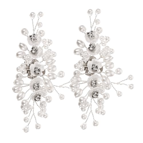 Healvian 1 Paar Perlenblumenschnalle Bräute Brautjungfer Perlendekor Dekorationen Hochzeit Braut- Abschlussball Perlenverkleidung Blume Schuhclip Schuhe Blumenapplikation Weiß Legierung Healvian 1 Paar Perlenblumenschnalle Bräute Brautjungfer Perlendekor Dekorationen Hochzeit Braut- Abschlussball Perlenverkleidung Blume Schuhclip Schuhe Blumenapplikation Weiß Legierung von Healvian