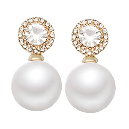Healvian 1 Paar Perlenohrringe Ohrringe Für Frauen Creolen Zucht Ohrstecker Elegante Bolzenohrringe Ohrring-schmuck- Ohrschmuck Ohrring Für Frau Partydekor Plastik Weiß Healvian 1 Paar Perlenohrringe Ohrringe Für Frauen Creolen Zucht Ohrstecker Elegante Bolzenohrringe Ohrring-schmuck- Ohrschmuck Ohrring Für Frau Partydekor Plastik Weiß von Healvian