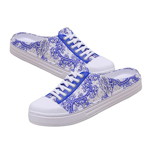 Healvian 1 Paar Sandalen Unterstützung gleiten breit Folien für Damen Schieberegler Strand Hausschuhe Damenschuhe mit glatten Sohlen ausgehöhlte Strandschuhe Oben: Eva Blue Healvian 1 Paar Sandalen Unterstützung gleiten breit Folien für Damen Schieberegler Strand Hausschuhe Damenschuhe mit glatten Sohlen ausgehöhlte Strandschuhe Oben: Eva Blue von Healvian