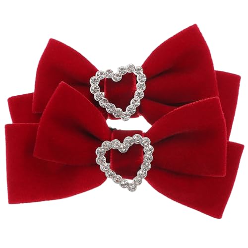 Healvian Schleife Für Mädchen Aus Velours Und Metall Mit Krokodilklemmen Haarschmuck Für Teenager-mädchen Bezauberndes Design Für Alltägliche Und Formelle Anlässe von Healvian