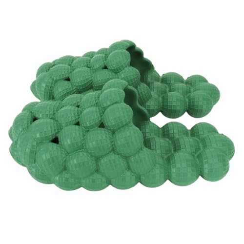 Healvian 1 Paar Sommerliche Unisex Bubble Sandalen Rutschfeste Hausschuhe für Zuhause und Freizeit für Strand und Lässige Anlässe Grün Healvian 1 Paar Sommerliche Unisex Bubble Sandalen Rutschfeste Hausschuhe für Zuhause und Freizeit für Strand und Lässige Anlässe Grün von Healvian