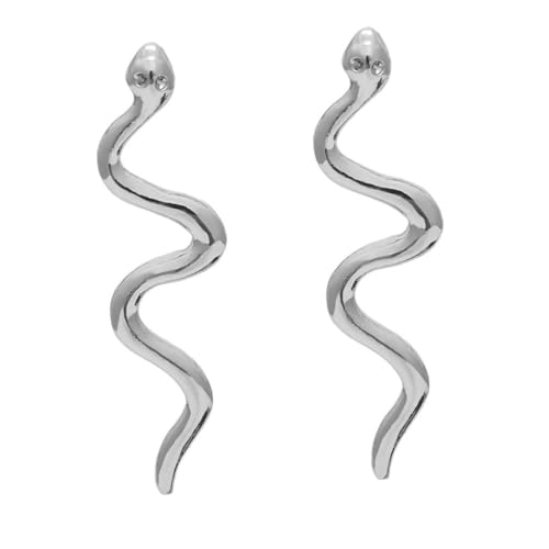 Healvian 1 Paar Stylische Snake Ohrringe Legierung Trendige Ohrhänger für Damen Geometrisches Design für Partys und Besondere Anlässe Leicht und Angenehm zu Tragen Healvian 1 Paar Stylische Snake Ohrringe Legierung Trendige Ohrhänger für Damen Geometrisches Design für Partys und Besondere Anlässe Leicht und Angenehm zu Tragen von Healvian
