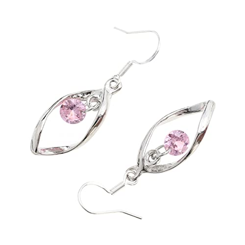 Healvian 1 Paar Tremella Hook Ohrringe Kristallanhänger Ohrenschmuck Kristallohrringe Strass-anhänger Kristall-ohrtropfen Ohranhänger Lange Ohrstecker Rosa Legierung Healvian 1 Paar Tremella Hook Ohrringe Kristallanhänger Ohrenschmuck Kristallohrringe Strass-anhänger Kristall-ohrtropfen Ohranhänger Lange Ohrstecker Rosa Legierung von Healvian