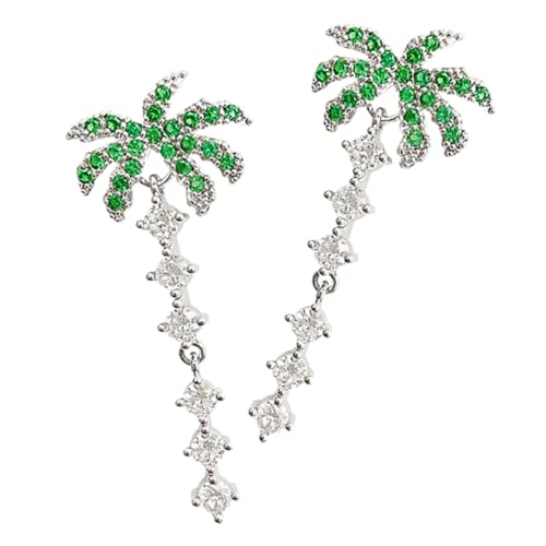 Healvian 1 Paar Tropische Ohrringe mit Kokosnussbaum Design Zirkonia Ohrhänger für Damen Leicht Elegant für Freizeit Festliche Anlässe Schmuck für Frauen Healvian 1 Paar Tropische Ohrringe mit Kokosnussbaum Design Zirkonia Ohrhänger für Damen Leicht Elegant für Freizeit Festliche Anlässe Schmuck für Frauen von Healvian