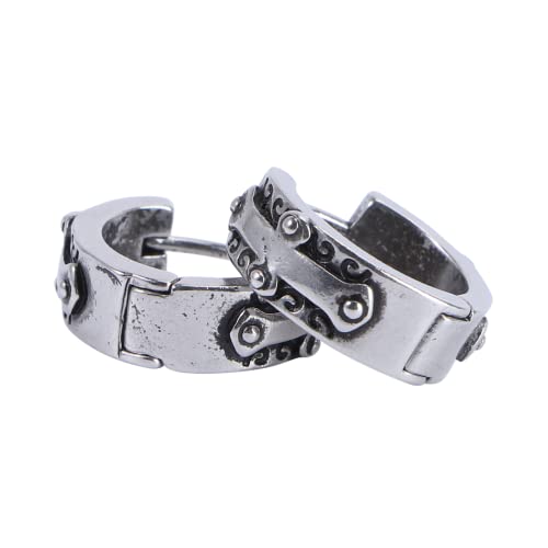 Healvian 1 Paar Vintage Titanstahl Ohrringe für Männer Einfache Stilvolle Creolen Lässige Anlässe Einzigartiger Look Persönlichkeit Healvian 1 Paar Vintage Titanstahl Ohrringe für Männer Einfache Stilvolle Creolen Lässige Anlässe Einzigartiger Look Persönlichkeit von Healvian
