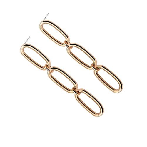 Healvian 1 Paar geometrische Ohrringe Schmuck Kette groß Ohren Fallen Ohr baumeln Ohrhänger Golden Healvian 1 Paar geometrische Ohrringe Schmuck Kette groß Ohren Fallen Ohr baumeln Ohrhänger Golden von Healvian