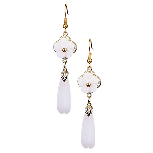Healvian 1 Paar lange Glasohrringe für Träne baumeln mehrere vintage ohrringe kolczyki damskie Ethnische Ohrringe schmuck ohrringe kreative Ohrschmuck zarter Ohrschmuck Hülse Weiß Healvian 1 Paar lange Glasohrringe für Träne baumeln mehrere vintage ohrringe kolczyki damskie Ethnische Ohrringe schmuck ohrringe kreative Ohrschmuck zarter Ohrschmuck Hülse Weiß von Healvian