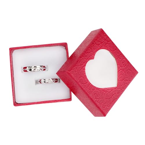 Healvian 1 Paarring Schmuck Zappelarmband Geburtssteinring Herrenringe Liebesfingerring Paare Fake Van Sizer Hochzeitsdeko Paargeschenk Während Der Ehe Der Ring Legierung Healvian 1 Paarring Schmuck Zappelarmband Geburtssteinring Herrenringe Liebesfingerring Paare Fake Van Sizer Hochzeitsdeko Paargeschenk Während Der Ehe Der Ring Legierung von Healvian
