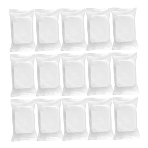 Healvian 1 Packung Wattepads Mini-make-up-entferner Waschen Wiederverwendbare Make -up -entfernerpolster Wiederverwendbares Abschminkpad Gesichts- Komprimiert Haut Nass Vlies Weiß von Healvian