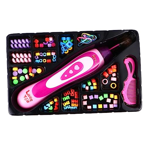 Healvian 1satz Automatische Haarflechtmaschine Für -tool Hairstyling Als Für Mädchen Mit Einfachem -knopf-betrieb Und Bunten Haarperlen von Healvian