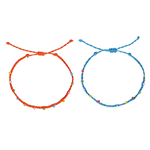 Healvian 2stücke Fußkettchen Im Boho-Stil Mit Steinquaste Mehrschichtiges Fußkettchen Im Folk-Stil Für Damen Aus Hochwertigen Legierungen Gefertigt von Healvian