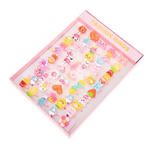 Healvian 1 Satz Cartoon Ringe Teiliges Harz Kreative Finger Ringe Für Partys Geburtstagsgeschenke Festivals Langlebig 50 Stück Healvian 1 Satz Cartoon Ringe Teiliges Harz Kreative Finger Ringe Für Partys Geburtstagsgeschenke Festivals Langlebig 50 Stück von Healvian