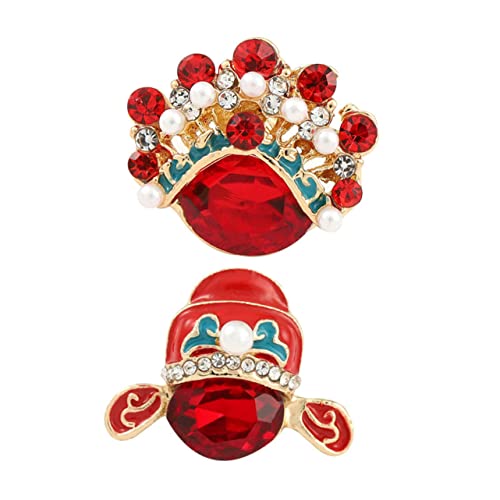 Healvian 1 Satz Chinesische Broschen Dekorative Anstecknadeln Einzigartige Party Corsagen Für Frauen Stilvolle Kleidung Accessoires Für Besondere Anlässe 2 Stück von Healvian