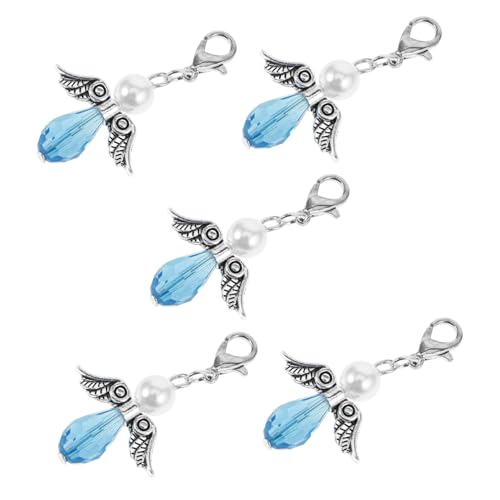 Healvian 1 Satz Farbenfrohe Perlen Schlüsselanhänger Für Langlebig Für Taschen Schlüssel Praktisch 5 Stück von Healvian