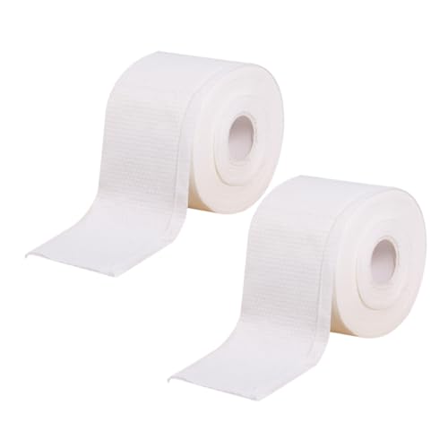 Healvian 1 Satz Gesichtstuch Baumwolle Gesichts- Schminktücher Für Das Gesicht Pads Einfach Handtücher Hautpflege Reinigung Abschminktuch Gesichtsgewebe Make-up-wischtuch Weiß 2rollen von Healvian