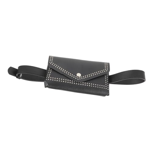 Healvian Gürteltasche Im Punk-Stil Kleine Hüfttasche Stylische Tasche Mit Verstellbarem Riemen Für Damen Zum Tragen Von Alltagsgegenständen von Healvian