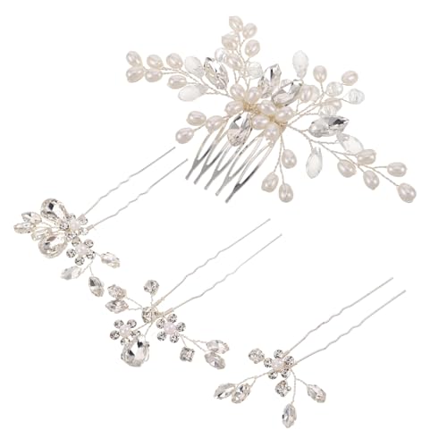Healvian Haarteile Für Hochzeit Dekorative Haarnadeln Mit Perlen Formale Haarspangen Im Asiatischen Stil Haarschmuck Für Bräute Und Frauen Bei Festlichen Anlässen von Healvian