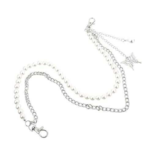 Healvian 1 Satz Handgemachte Perlenkette Für Hosen Taillenkette Stilvolles Accessoire Für Damen Für Besondere Anlässe 2 Stück Healvian 1 Satz Handgemachte Perlenkette Für Hosen Taillenkette Stilvolles Accessoire Für Damen Für Besondere Anlässe 2 Stück von Healvian