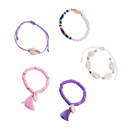 Healvian 1 Satz Handgemachtes Armband Natürlichen Muscheln Verstellbare Damen Schmuckstücke im Bohemian Einzigartiges Design für Fotos Reisen Handketten Healvian 1 Satz Handgemachtes Armband Natürlichen Muscheln Verstellbare Damen Schmuckstücke im Bohemian Einzigartiges Design für Fotos Reisen Handketten von Healvian