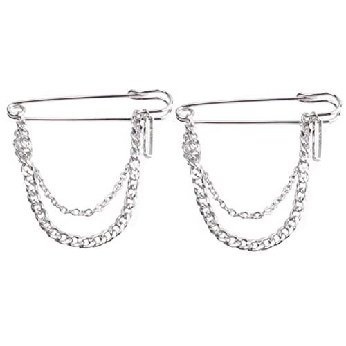 Healvian 1 Satz Kettenbrosche Stilvolle Brosche Für Damen Vielseitiges Accessoire Für Kleidung Festlichkeiten Outfits Wie Pullover Kleider Anzüge 2 Stück Healvian 1 Satz Kettenbrosche Stilvolle Brosche Für Damen Vielseitiges Accessoire Für Kleidung Festlichkeiten Outfits Wie Pullover Kleider Anzüge 2 Stück von Healvian