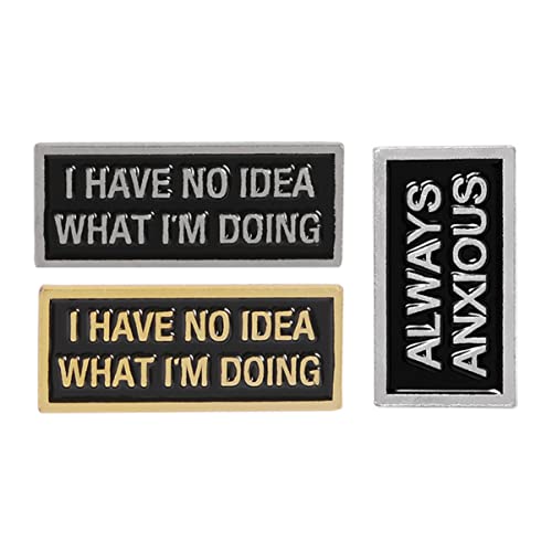 Healvian 1 Satz Kreatives Emaille Brosche Pin Abzeichen Für Modeaccessoires Einzigartige Und Stilvolle Dekoration Für Kleidung Taschen Rucksäcke Und Hüte 3 Stück von Healvian