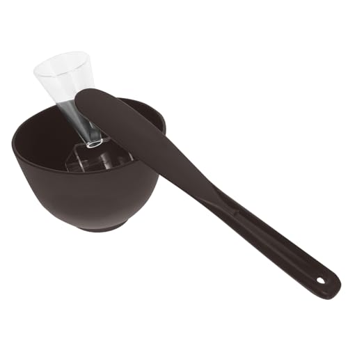 Healvian 1 Satz Mischschüssel Set Teiliges Silikon Set für Diy Gesichtspflege mit Schüssel Rührstab und Löffel für Einfache Zubereitung von Schönheitsmasken für von Healvian