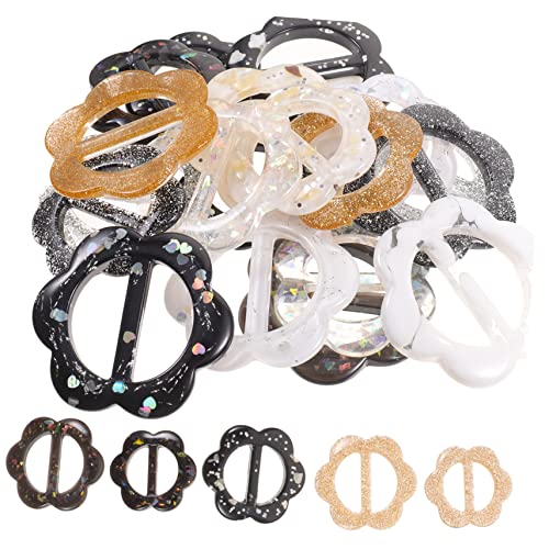 Healvian 1 Satz Resin Shirt Schalring Clips Dekorative Scarf Buckle Ringe Für Frauen Clips Für Shirts Accessoires Für Partys 20 Stück von Healvian