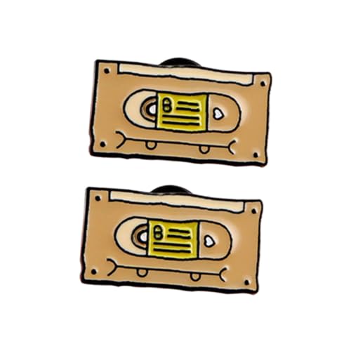 Healvian 2 Stück Retro Brosche in Kuhform Kreative Damenbrosche Legierung Modisches Tuch Zubehör für Mädchen und Frauen für Kleidung und Accessoires Kleiner und Stilvoll von Healvian