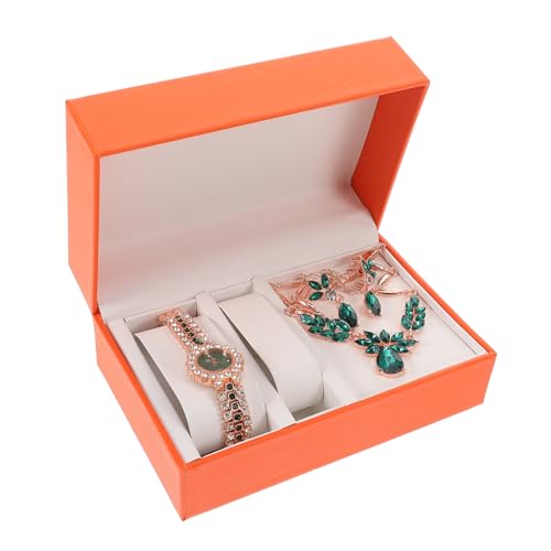 Healvian 1 Satz Satz Gefälschte Uhr Armreifuhren Für Damen Brautschmuck Bling Uhr Perlenuhr Armreifenwache Kostümschmuck Zierliche Uhren Für Frauen Armbanduhr Für Damen Magnet von Healvian