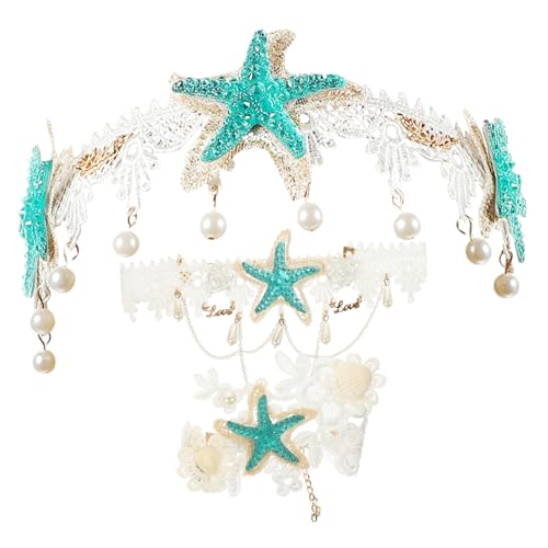 Healvian Boho-stil Haarschmuck Für Frauen Set Mit Seestern-haarband Perfekter Kopfschmuck Für Hochzeiten Strandpartys Und Feierliche Anlässe von Healvian