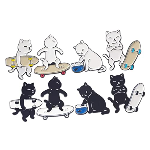 Healvian 1 Satz Stellnadel Cartoon-emaille-broschen Broschennadel Kragennadel Brosche Katzenbroschen Aus Metall Anstecknadel Für Jacken Katze Stifte Anstecknadel Für Hüte Legierung 8 Stück Healvian 1 Satz Stellnadel Cartoon-emaille-broschen Broschennadel Kragennadel Brosche Katzenbroschen Aus Metall Anstecknadel Für Jacken Katze Stifte Anstecknadel Für Hüte Legierung 8 Stück von Healvian