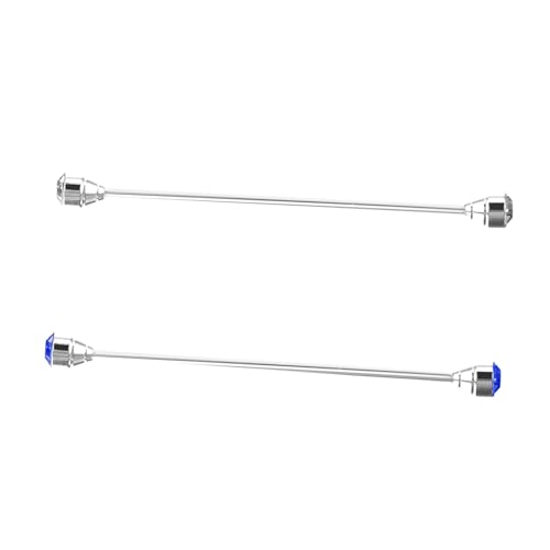 Healvian 2stücke Kragen Pin Kragen Bar Hemd Bleiben Strass Dekorative Krawatte Pin Clip Für Männer Krawattennadel Verzierung von Healvian