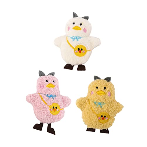 Healvian 1 Satz Teiliges Cartoon Hühner Brosche Lustige Plüsch Anstecknadel Für Kleidung Taschen Für Partys Tägliches 3 Stück von Healvian