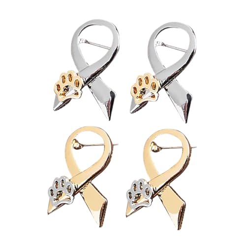 Healvian 4stücke Hundekrallenbrosche Aus Legierung Zarte Corsage Kreative Brustnadel Krallen-brustnadel Accessoires Für Pullover Und Kleid von Healvian