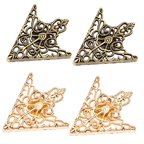 Healvian 1 Satz Teiliges Vintage Brosche Buckle Retro Hohlmuster Brosche Für Kleidung Dekoration Für Shirts Schals Langlebig Gefertigt 4 Stück von Healvian