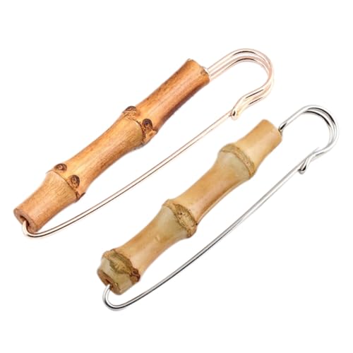 Healvian 1 Satz Vintage Bambus Anstecknadel Kreative Brosche Für Männer Frauen Retro Corsage Für Kleidung Anzüge Kleider Shirts Hüte Zufällig Zufällige Farbe 2 Stück Healvian 1 Satz Vintage Bambus Anstecknadel Kreative Brosche Für Männer Frauen Retro Corsage Für Kleidung Anzüge Kleider Shirts Hüte Zufällig Zufällige Farbe 2 Stück von Healvian