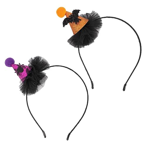 Healvian 1satz Halloween-spider-bat Haarband Teiliges Kostümzubehör Mit Teufelshut Für Erwachsene Für Halloween-feiern Und Karneval von Healvian