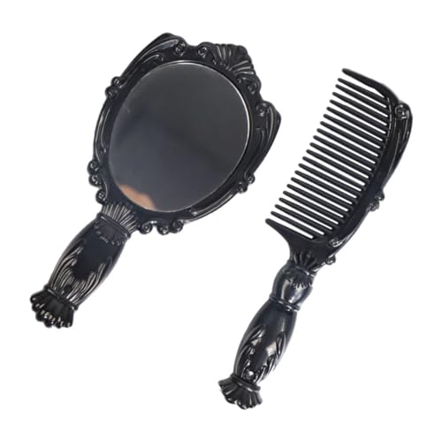 Healvian 1 Set Haarkamm Mini Make Up Kamm Spiegel Kompaktspiegel Und Kamm Mini Kosmetikspiegel Vergrößerungsspiegel Handspiegel Spiegel Und Kamm Anzug Oval Modischer Mini Healvian 1 Set Haarkamm Mini Make Up Kamm Spiegel Kompaktspiegel Und Kamm Mini Kosmetikspiegel Vergrößerungsspiegel Handspiegel Spiegel Und Kamm Anzug Oval Modischer Mini von Healvian