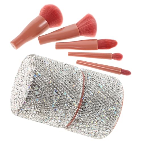 Healvian 1satz Rhinestone Makeup Brush Set Tragbarer Kosmetikpinsel Organizer Mit Für Reise Teiliges Set Für Foundation Lidschatten Und Lippenstift Luxuriöses Design Multifunktional Und Healvian 1satz Rhinestone Makeup Brush Set Tragbarer Kosmetikpinsel Organizer Mit Für Reise Teiliges Set Für Foundation Lidschatten Und Lippenstift Luxuriöses Design Multifunktional Und von Healvian