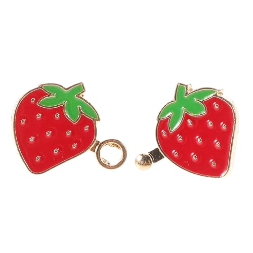 Healvian 1satz Abnehmbare Erdbeer-jeansknöpfe Für Taillenschnalle Einstellbare Hosenclips Anpassung Weite Einfache Installation Stilvolles Design Für Jeans von Healvian