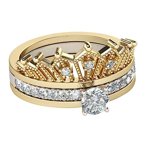 Healvian 1 Stück 2 1 Kronenring Splitter Tag Damen Frauenschmuck 2 in 1 Fingerring weiblicher Ring 2 in 1 Ring abnehmbarer Fingerring Frauenring Legierung Silver Healvian 1 Stück 2 1 Kronenring Splitter Tag Damen Frauenschmuck 2 in 1 Fingerring weiblicher Ring 2 in 1 Ring abnehmbarer Fingerring Frauenring Legierung Silver von Healvian