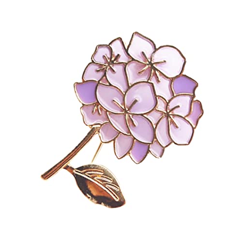 Healvian 1 Stück Brosche Corsage Große Brosche Kleidung Brosche Pin Emaillierte Brosche Broschennadel Brachbrosche Ansteckbroschen Emaillierte Brustnadel Kleidung Corsage Legierung Violett von Healvian