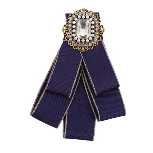Healvian 1 Stück Brosche Stilvolle Schleifenbrosche für Hochzeiten Partys Formelle Anlässe Dekoratives Accessoire für Damen Einfach Entfernen von Healvian