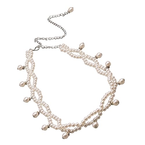 Healvian 1 Stück Damen Taillenkette Kunstperlen Eleganter Gürtel mit Quasten für Outfits Verstellbare Bauchdekoration für Hochzeiten und Besondere Anlässe Healvian 1 Stück Damen Taillenkette Kunstperlen Eleganter Gürtel mit Quasten für Outfits Verstellbare Bauchdekoration für Hochzeiten und Besondere Anlässe von Healvian