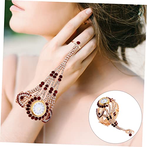 Healvian 1 Stück Diamantring -Uhr -Set Strass Uhr Quarzuhr Aus Legierung Frauen Beobachten Uhr Mit Quarzwerk Dame Uhr Armbanduhr Modeuhr Für Mädchen Plastik Rosa Healvian 1 Stück Diamantring -Uhr -Set Strass Uhr Quarzuhr Aus Legierung Frauen Beobachten Uhr Mit Quarzwerk Dame Uhr Armbanduhr Modeuhr Für Mädchen Plastik Rosa von Healvian